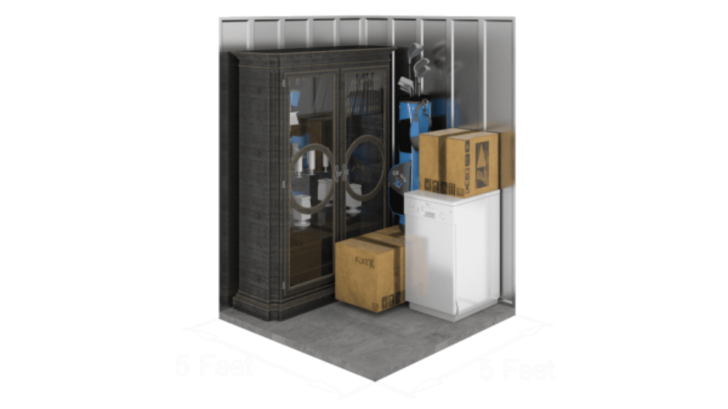 5x5 storage unit